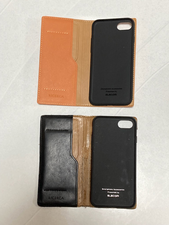 スマホケース「エレコム RICERCA iPhone SE2/8/7対応ケース オレンジ」を購入