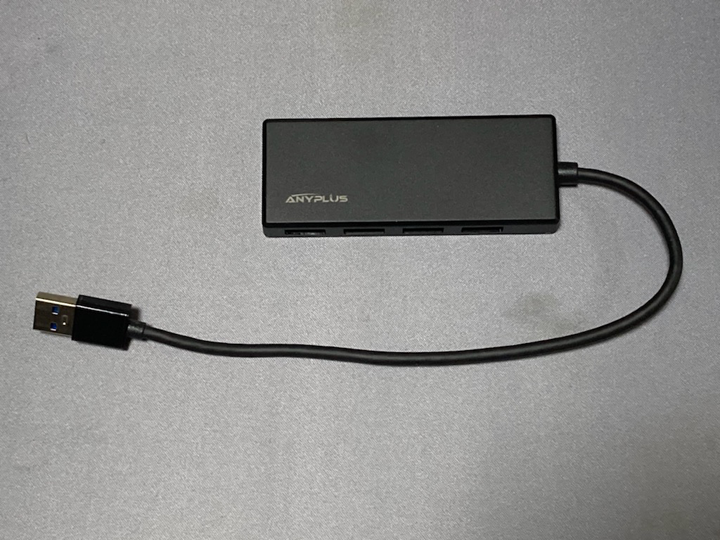 USBハブ「ANYPLUS USBハブ 3.0, 4ポート」を購入