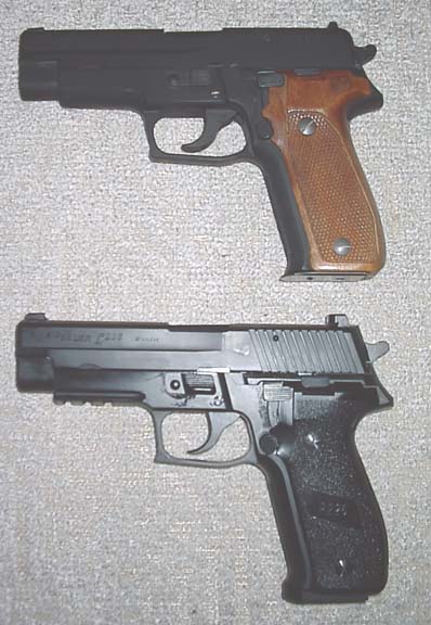 上：P226（旧型）、下：P226R（新型）